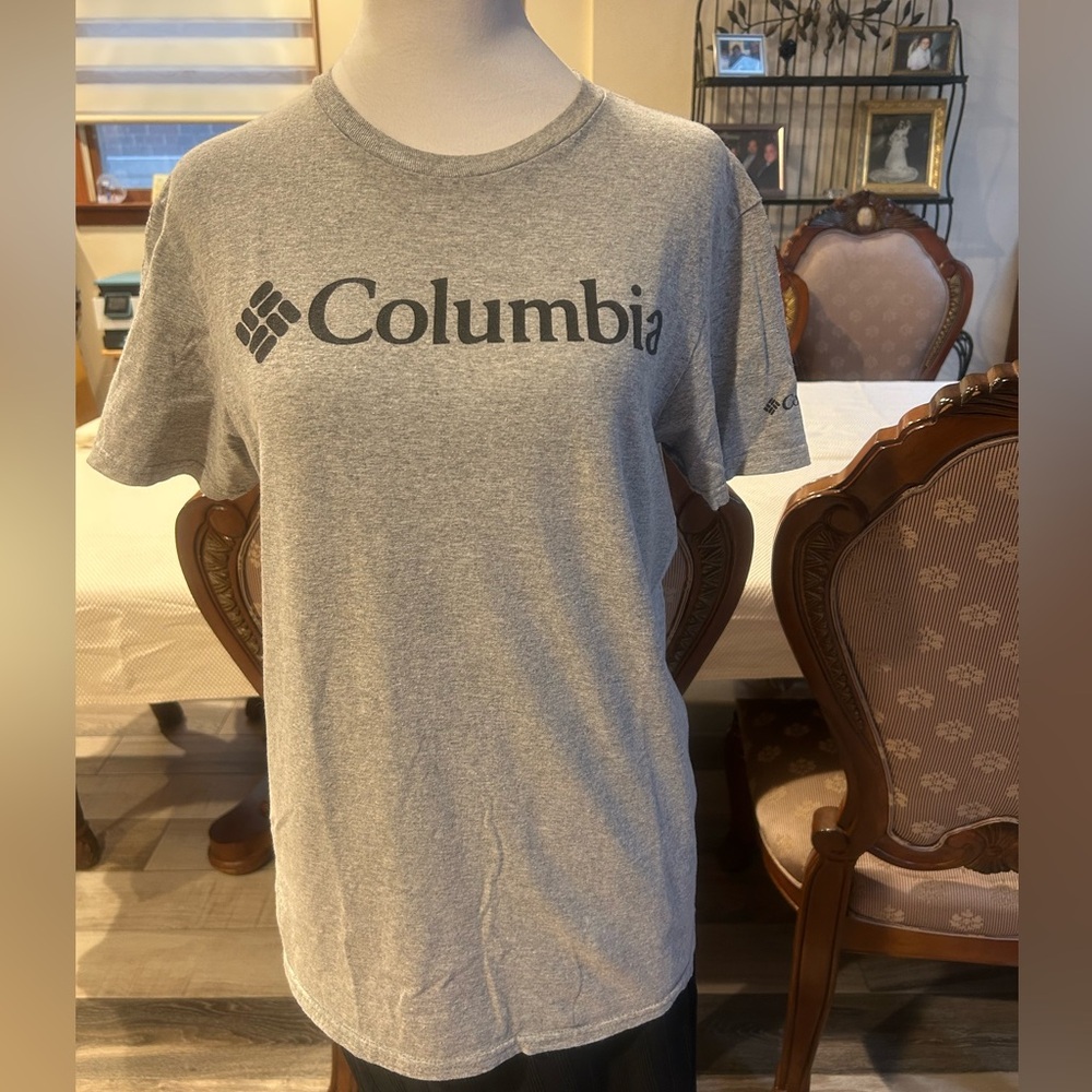 Columbia Heather Gray Crewneck Tee
